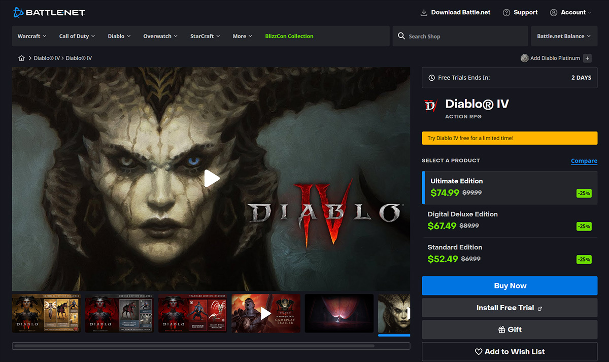 Diablo 4 cho chơi thử miễn phí cuối tuần này nhân dịp Halloween