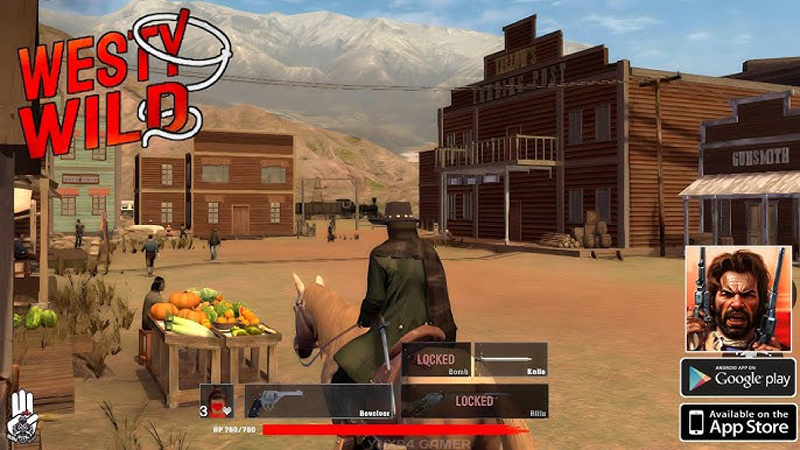 Gameplay của Westy Wild: Dollarado Cowboy