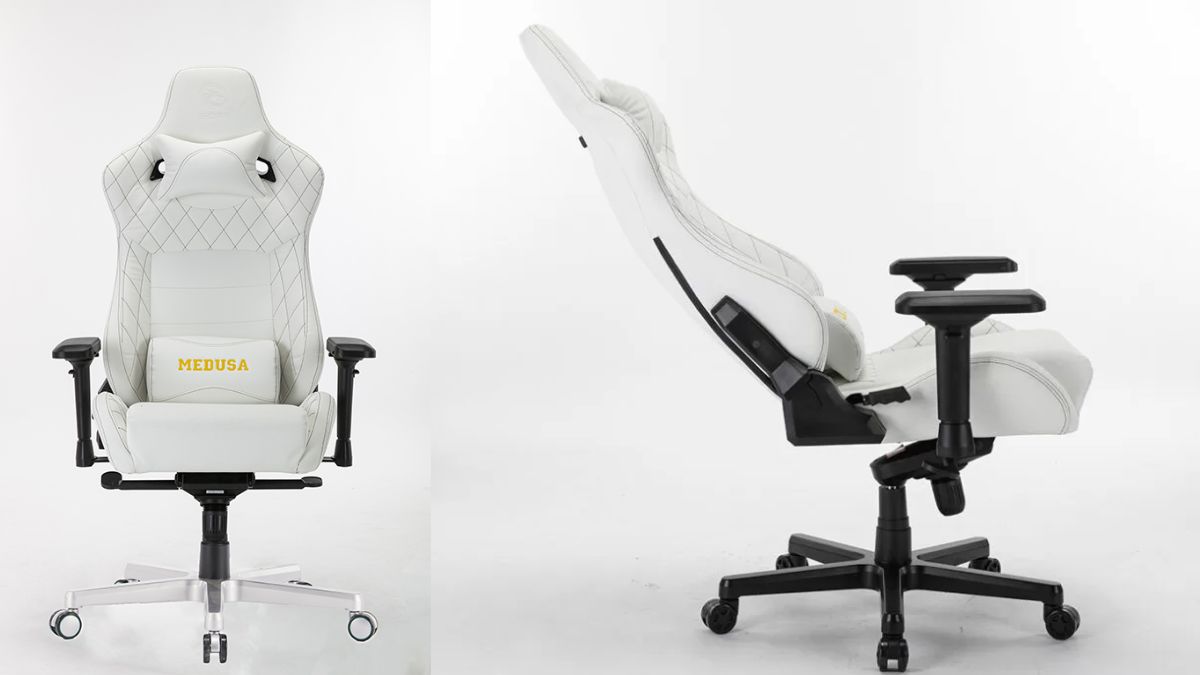 ghế gaming màu trắng
