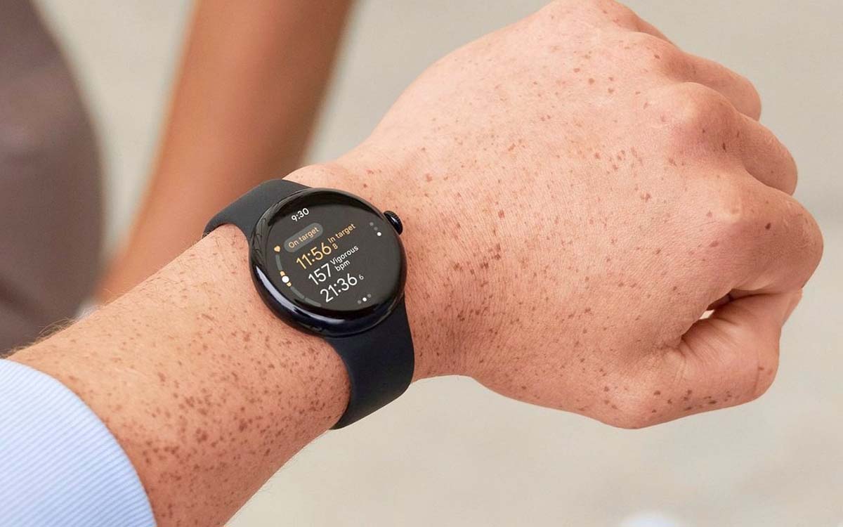 Các thông tin trong lúc tập luyện của Pixel Watch 2