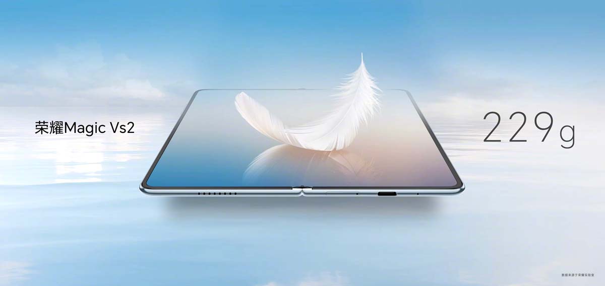 HONOR Magic Vs 2 cực kì mỏng nhẹ
