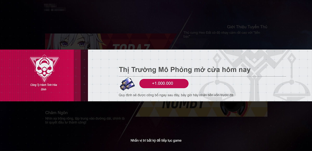 Tiến hành giao dịch