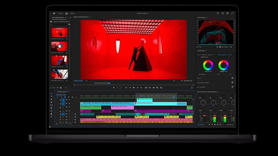 MacBook Pro M3 có pin lên tới 22 giờ. Ảnh: Apple.com