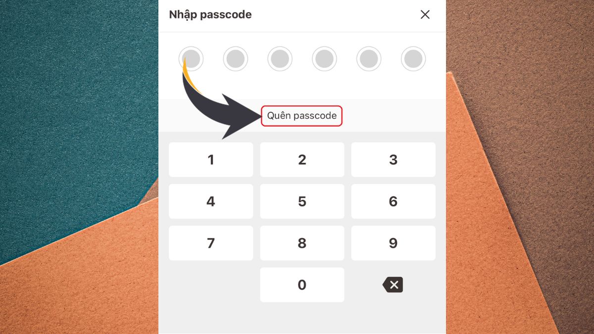 Thủ thuật khôi phục Mã Passcode 2