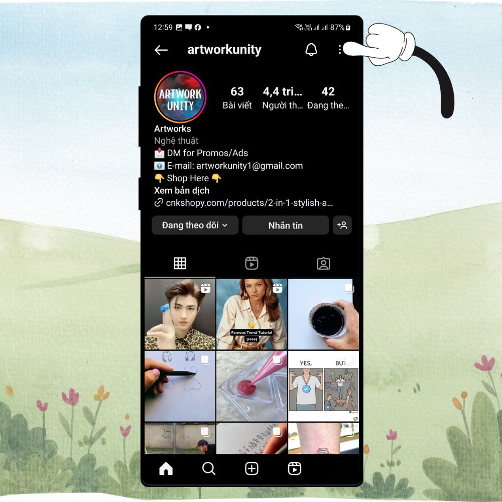 Bật mí cho bạn cách lấy mã QR của người khác trên Instagram 1