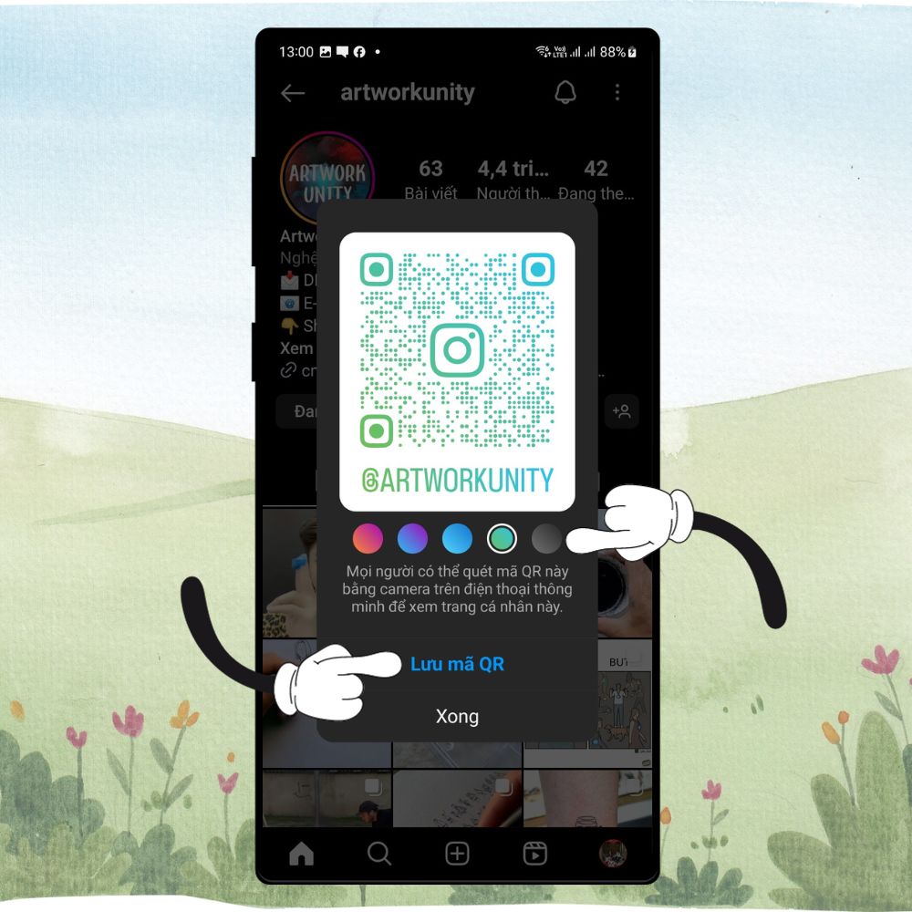 Bật mí cho bạn cách lấy mã QR của người khác trên Instagram 4