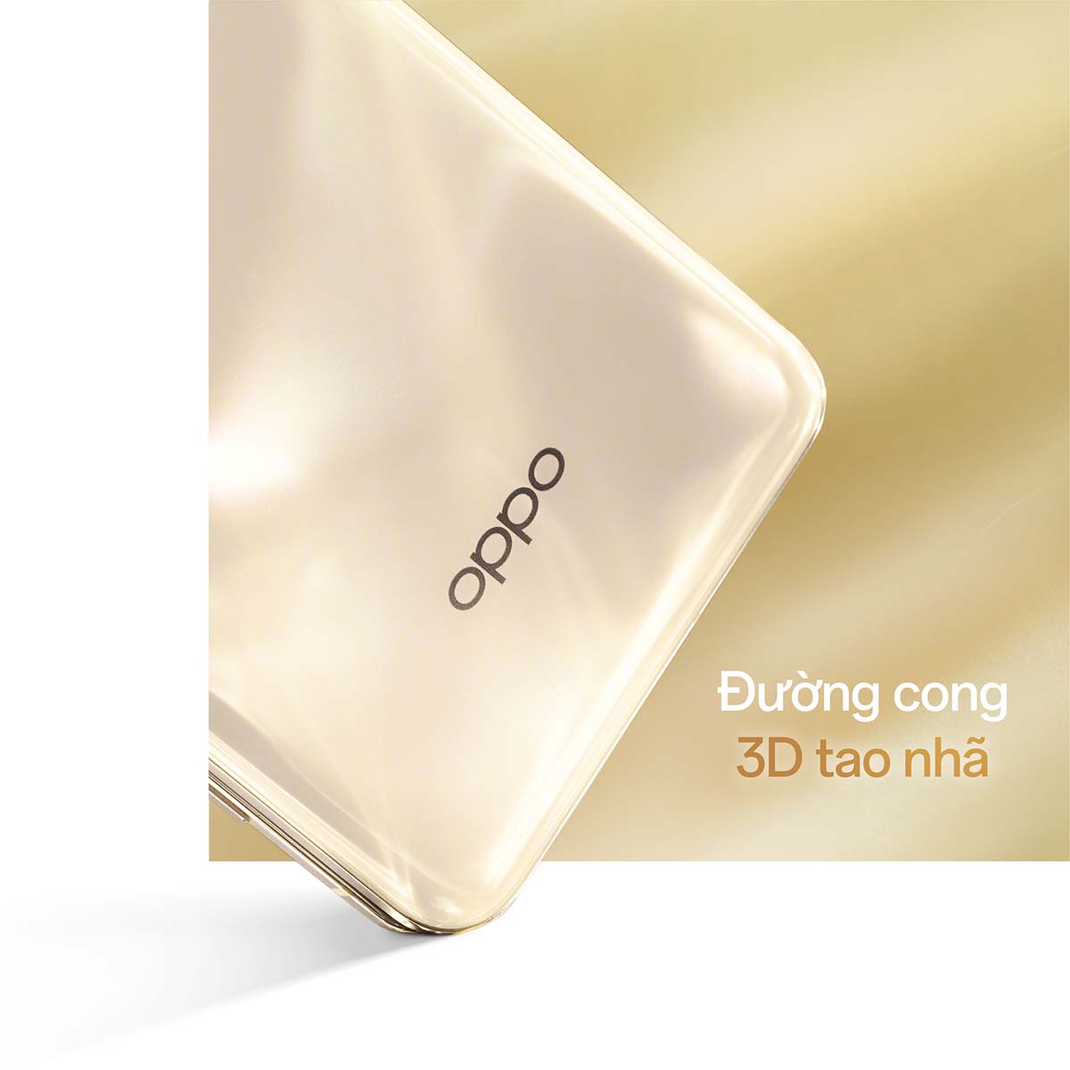 Mặt lưng của Find N3 Flip được làm cong 3D