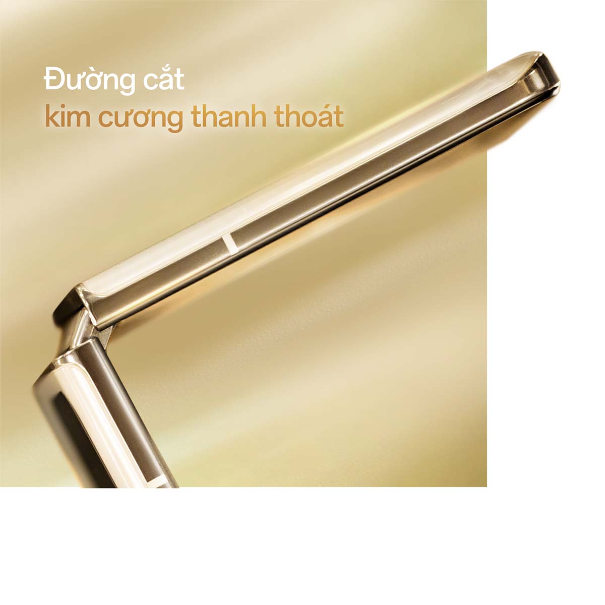 OPPO Find N3 Flip sở hữu khung được cắt kim cương