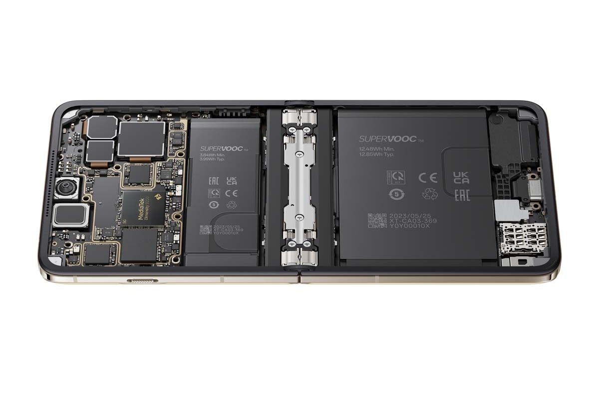 Linh kiện trên OPPO Find N3 Flip