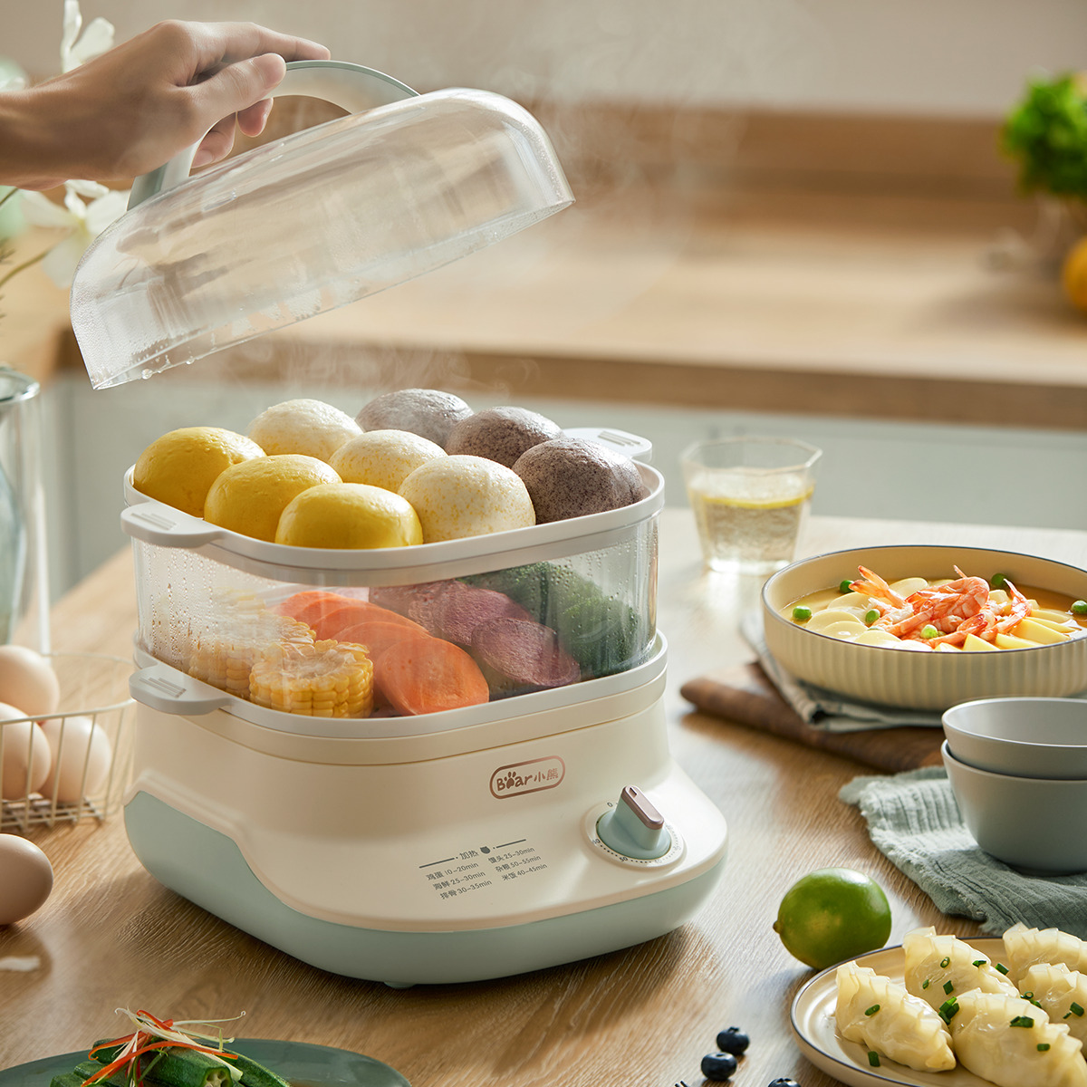 Nồi hấp thức ăn đa năng Bear DZG-C60Q8