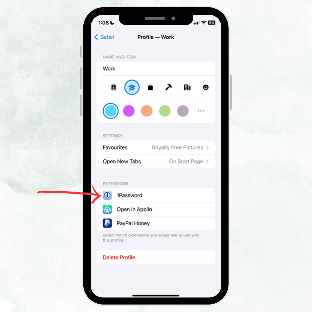Cách thiết lập hồ sơ Safari trên iOS 17 4