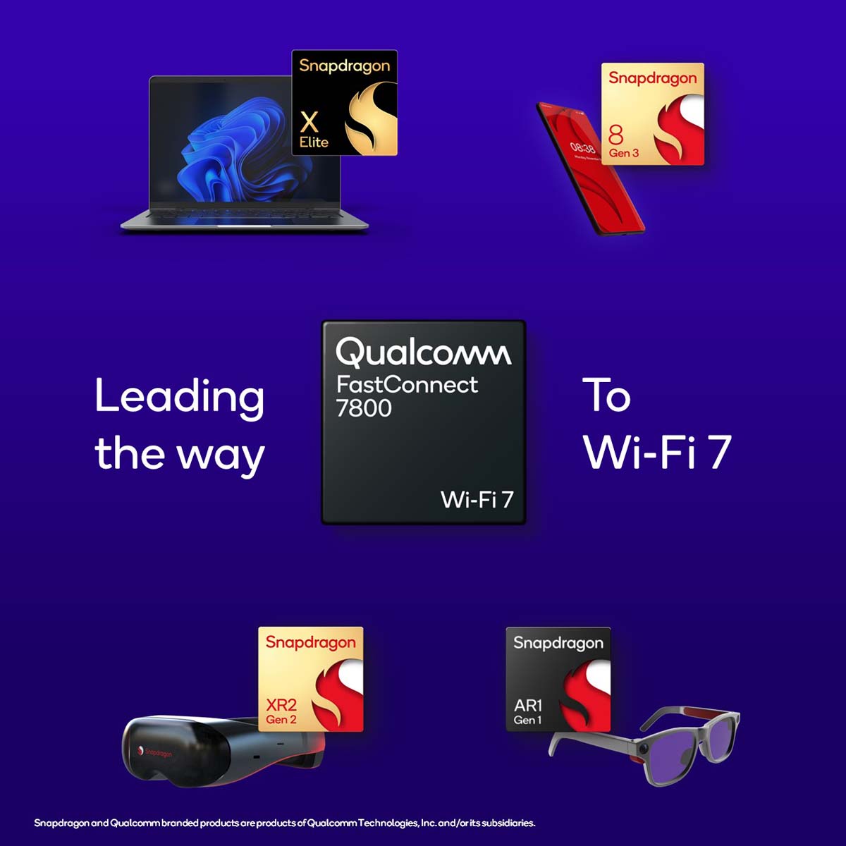 Snapdragon S7 và S7 Pro Gen 1 được trang bị công nghệ Wi-Fi