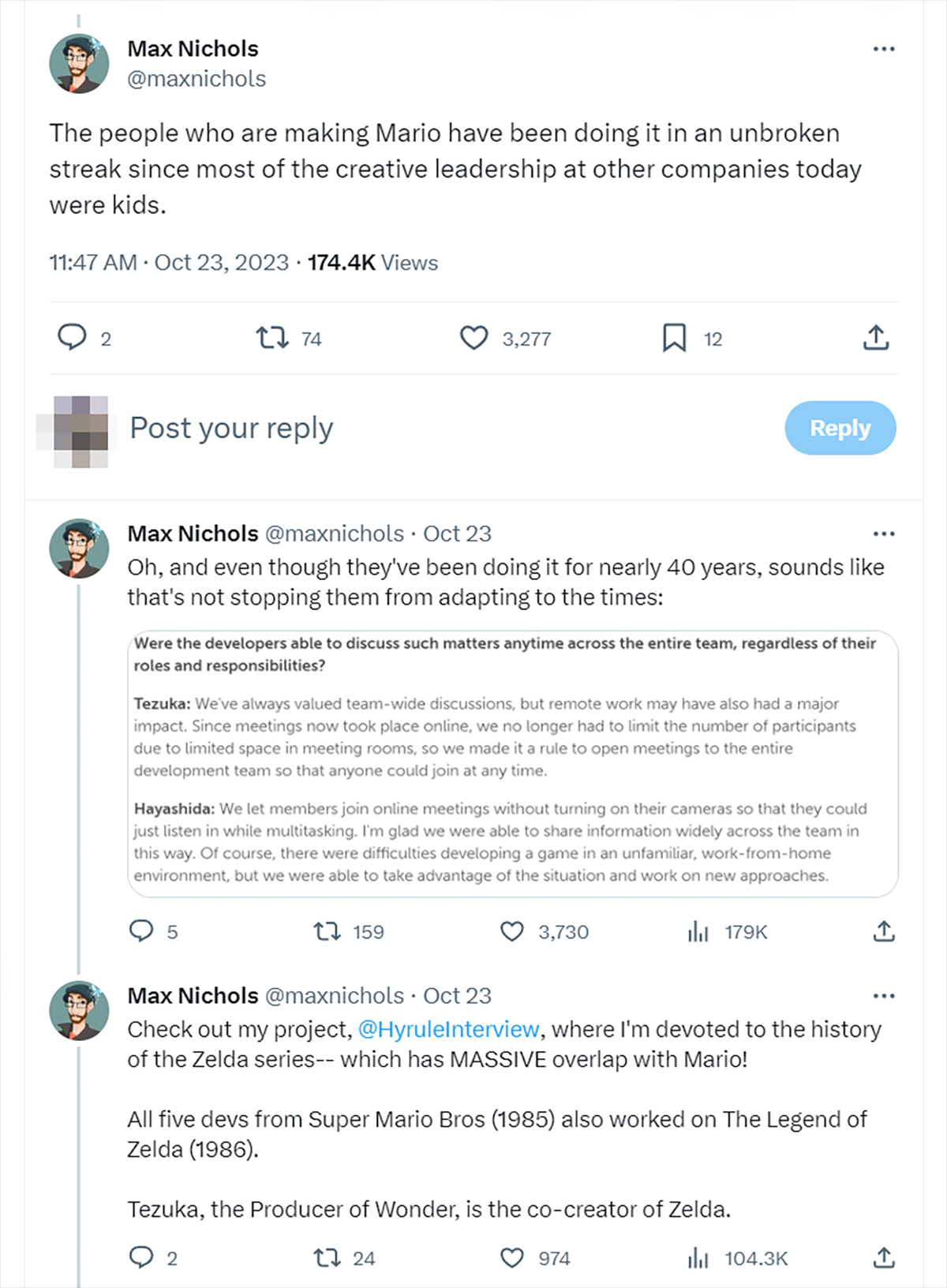 Super Mario Bros. Wonder vẫn góp mặt đủ 5 người khai sinh ra cả dòng game 38 năm trước