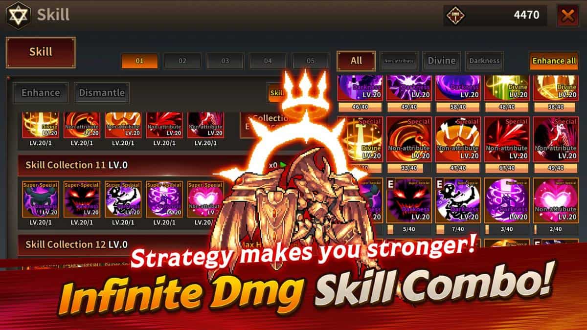 game Demigod Idle Nâng cấp không ngừng nghỉ