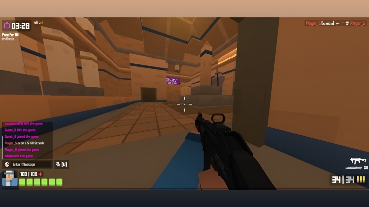 Những đặc sắc trong game Krunker