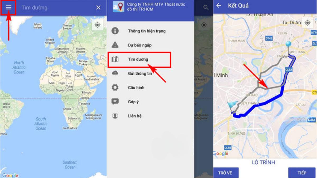 Hướng dẫn cách sử dụng UDI Maps tìm đường tránh điểm ngập nước TPHCM