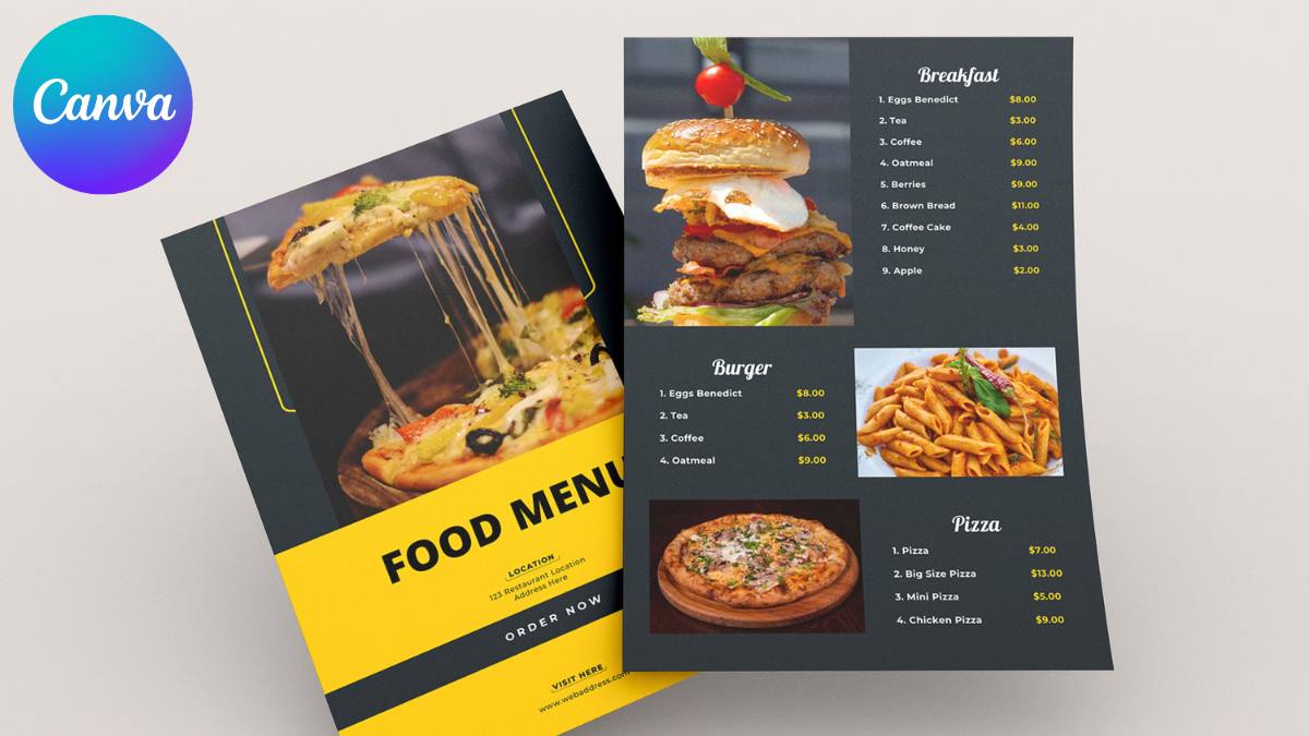 Lợi ích khi tạo menu trên Canva