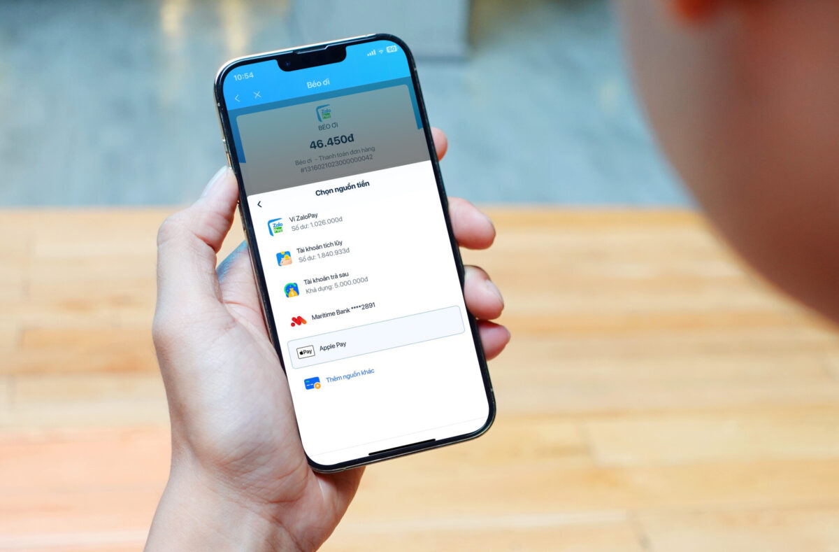 Apple Pay đã có trên Ví ZaloPay