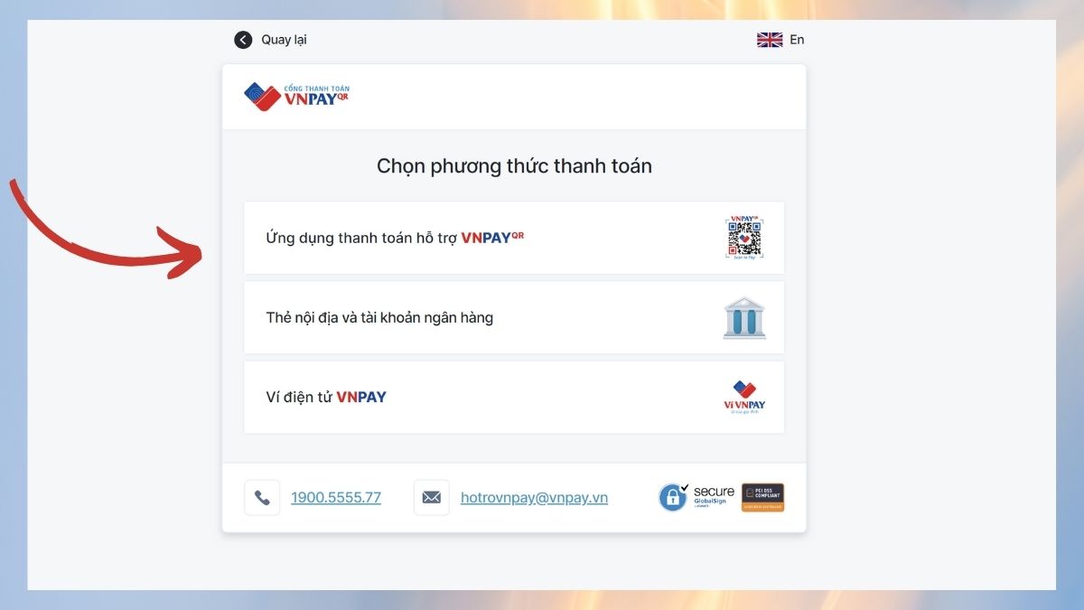 Thanh toán mua hàng online tại CellphoneS bằng VNPay 1