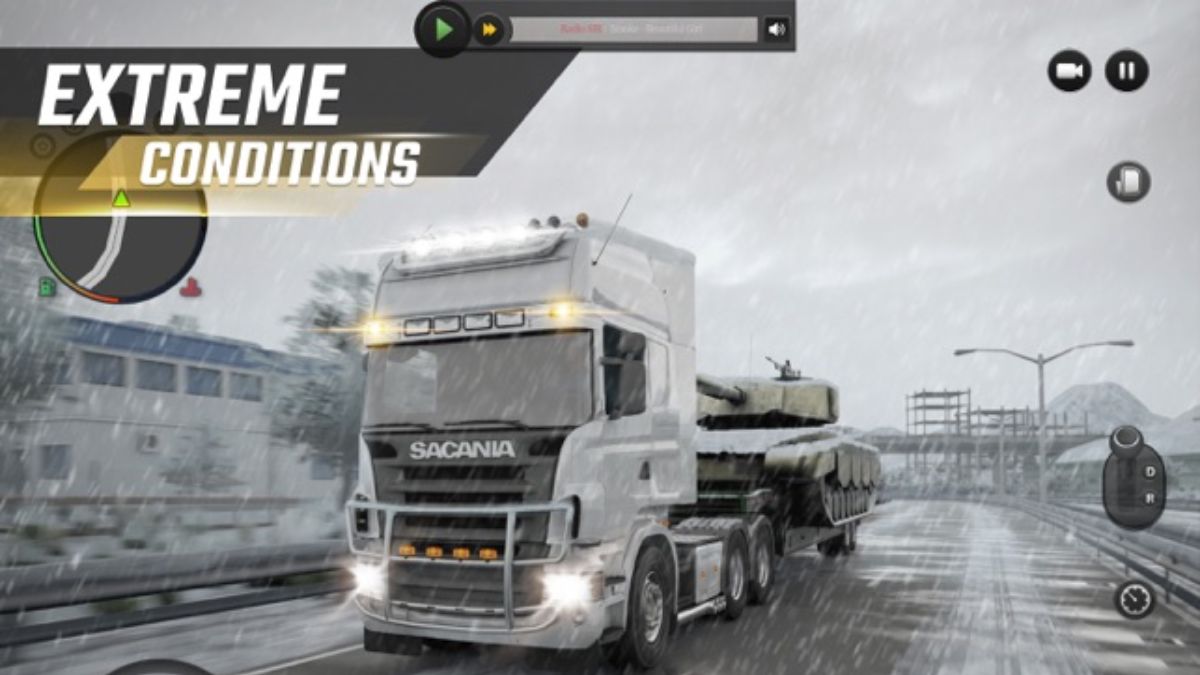 Đồ họa thời tiết trong game sống động trong game Truck Simulator World