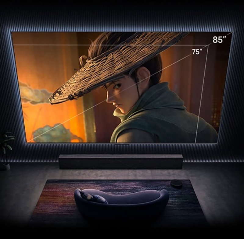 Xiaomi TV A Pro 85 inch có thiết kế viền mỏng ấn tượng