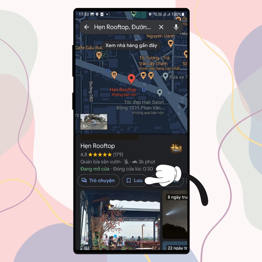 Cách lưu địa điểm bằng Emoji trên Google Maps 2