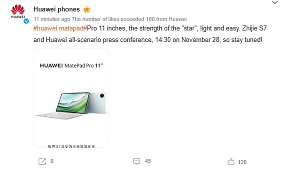 Huawei MatePad Pro 11 inch 2024 có hỗ trợ kết nối vệ tinh