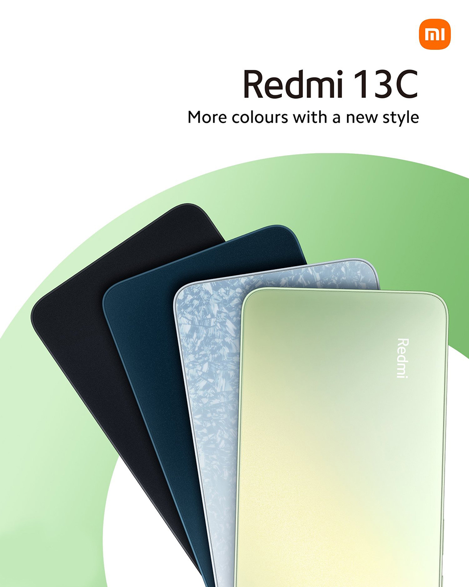 Redmi 13C lộ teaser chính thức