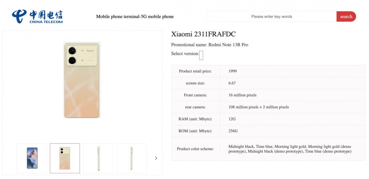 Cấu hình Redmi Note 13R Pro