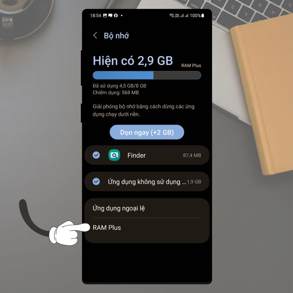 Mẹo mở rộng RAM cho Samsung đơn giản và nhanh chóng 3