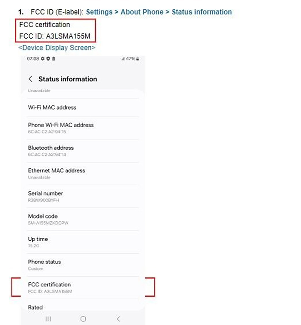 Galaxy A15 4G đạt chứng nhận FCC