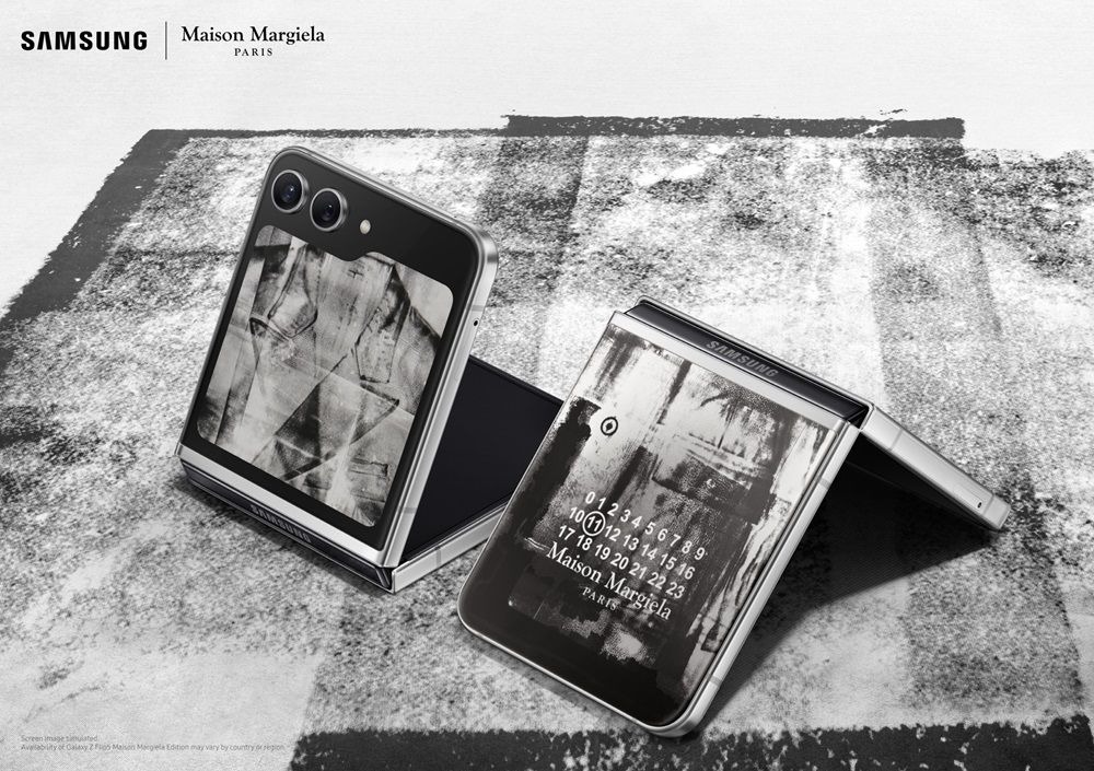 Galaxy Z Flip5 Maison Margiela Edition có thiết kế khá độc đáo