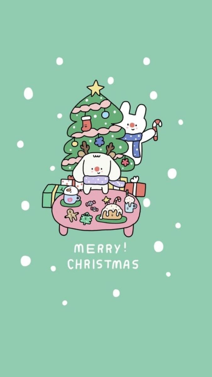 Hình nền Giáng sinh cute cho điện thoại