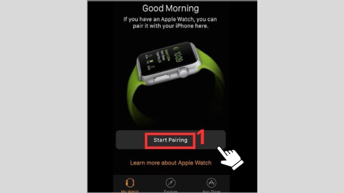 Cách kết nối Apple Watch Series 9 với iPhone chi tiết bước 1