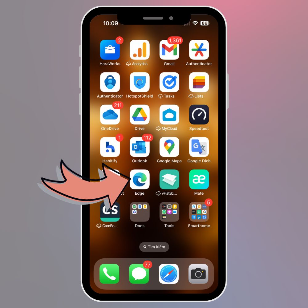 Cách cài Bing AI làm công cụ tìm kiếm trên Edge iOS cực thú vị 1