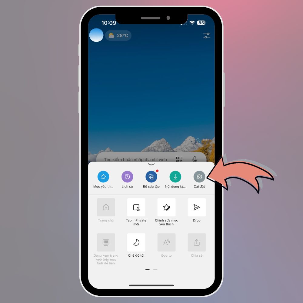 Cách cài Bing AI làm công cụ tìm kiếm trên Edge iOS cực thú vị 2