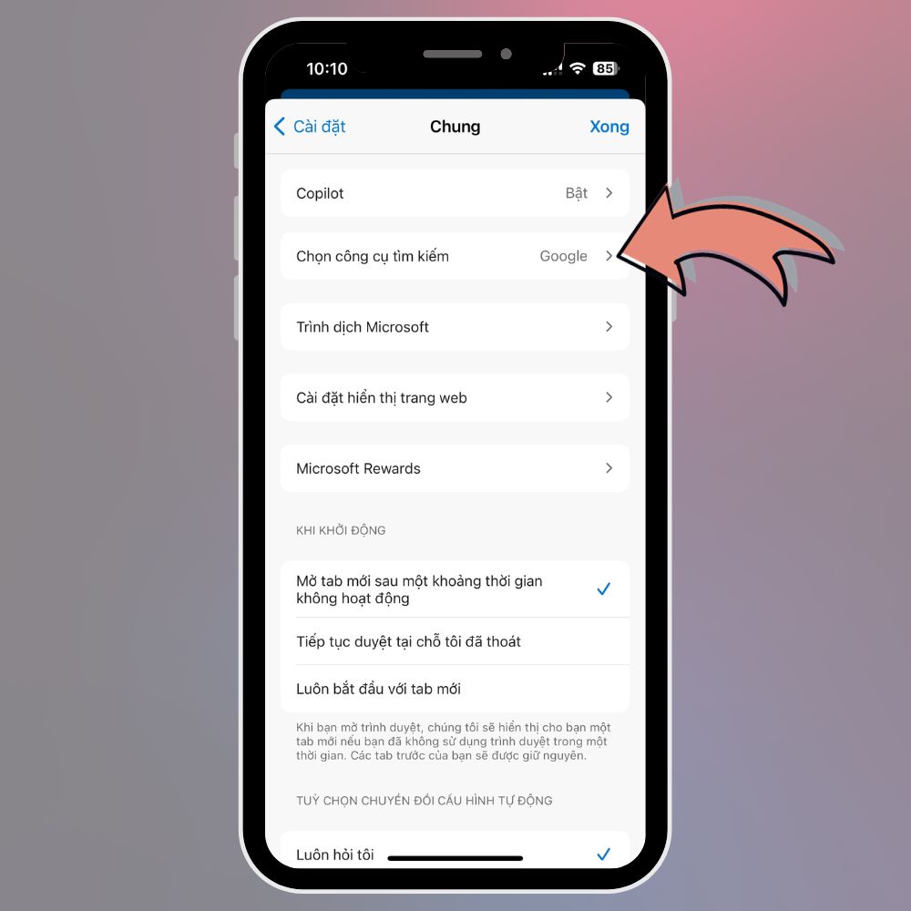 Cách cài Bing AI làm công cụ tìm kiếm trên Edge iOS cực thú vị 4