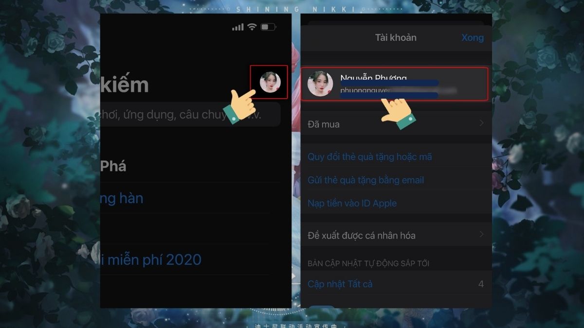 Cách tải Shining Nikki trên điện thoại iOS bước 1