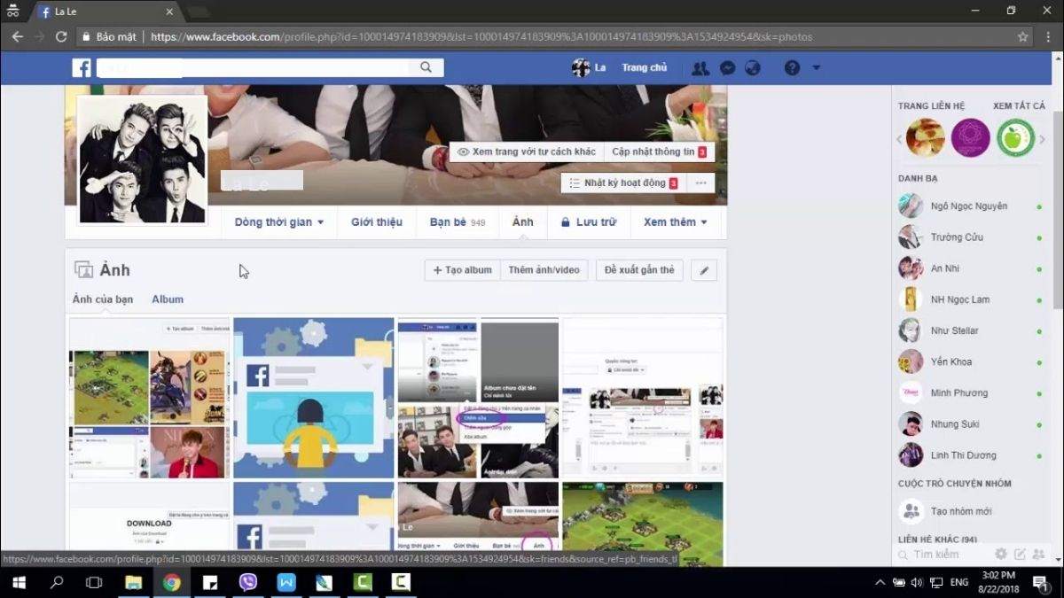 Lợi ích khi tạo album trên Facebook