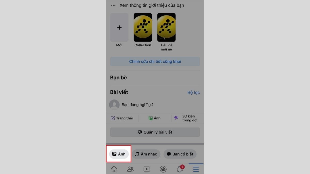 Cách xóa, chỉnh sửa một ảnh trong album Facebook bước 2
