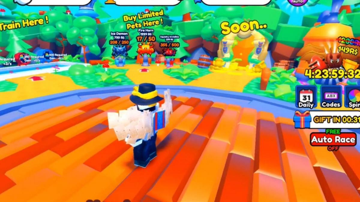 Hướng dẫn cách nhập code Swimming Simulator bước 1