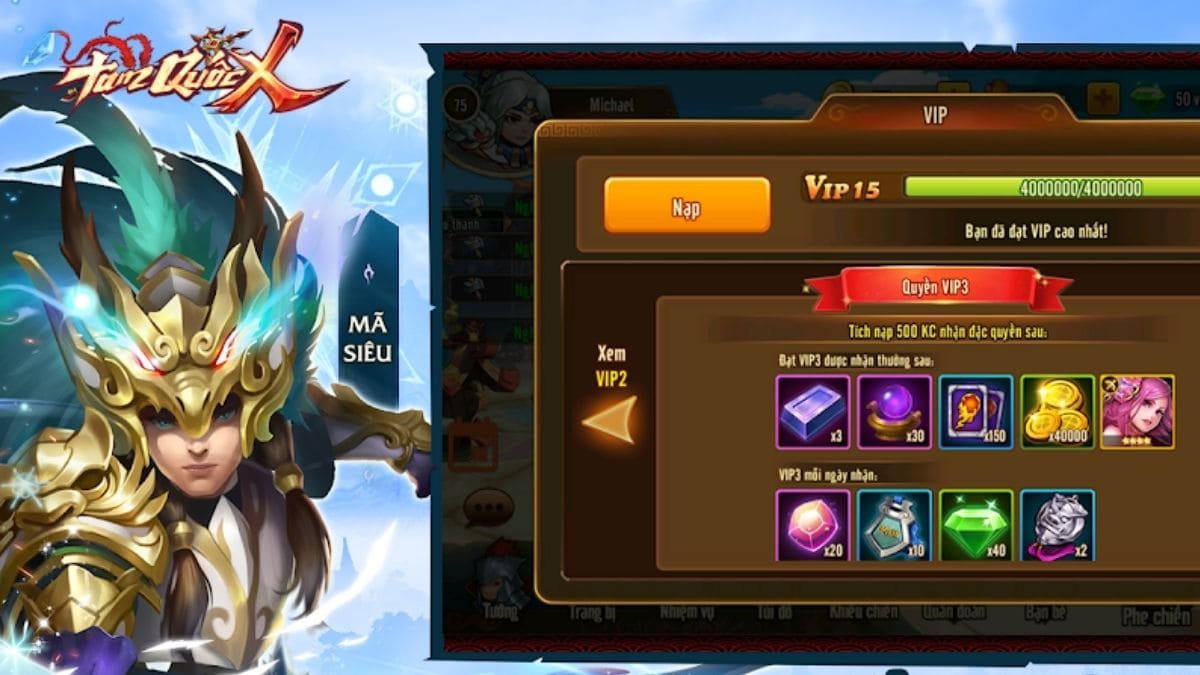 Những lưu ý nhập code game Tam Quốc X