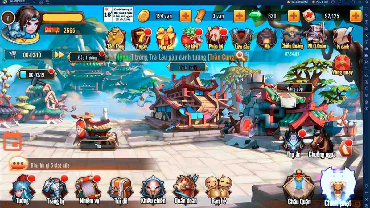 Cách chơi game Tam Quốc X cho người mới bước 1