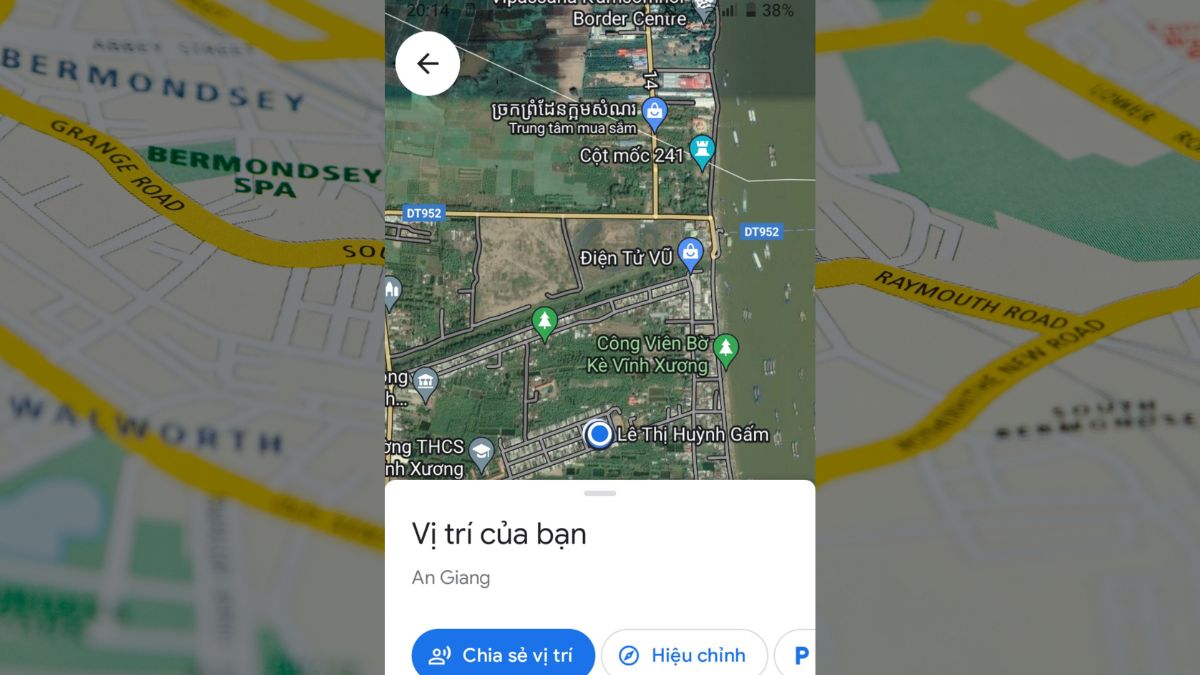 Cách định vị Google Maps trên điện thoại bước 4