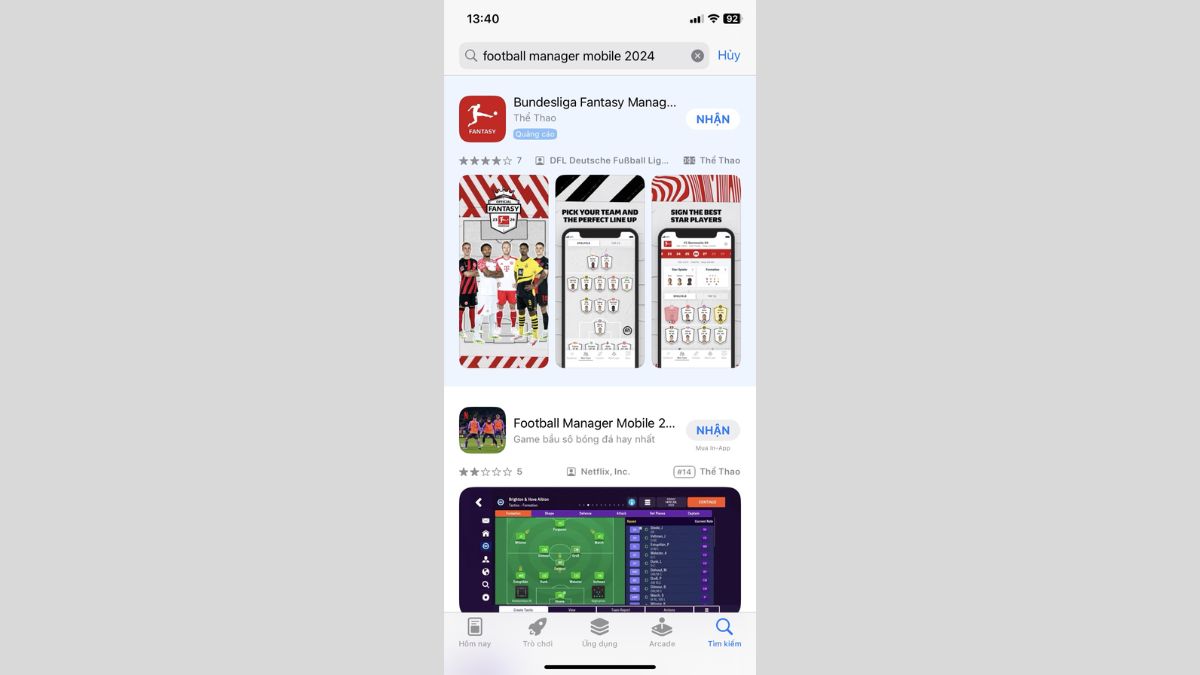 Cách tải Football Manager 2025 Mobile trên iOS bước 1