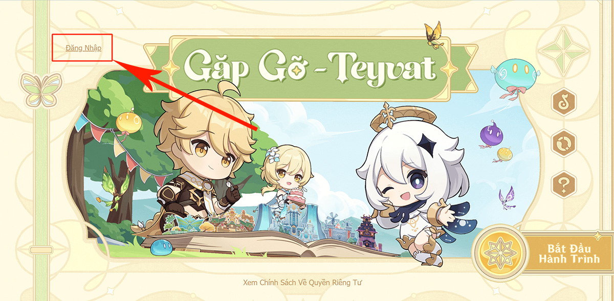 Cách tham gia sự kiện Gặp gỡ Teyvat