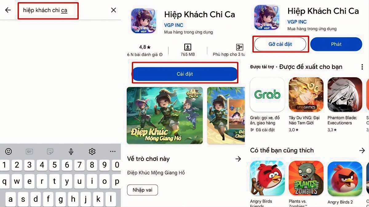 Cách tải Hiệp Khách Chi Ca trên điện thoại Android