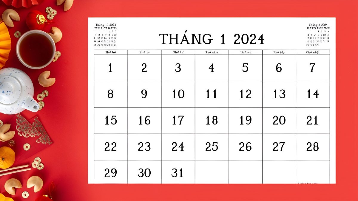 Lịch nghỉ tết Dương lịch 2024 cập nhật mới nhất