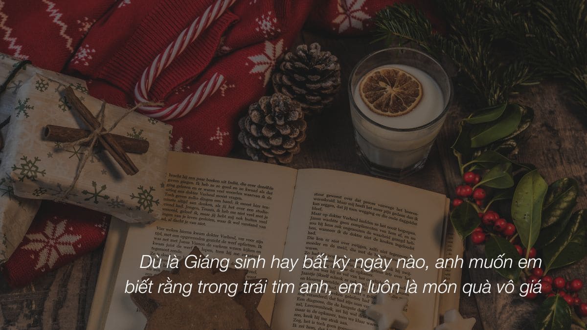 Lời chúc Giáng sinh cho người yêu là bạn gái