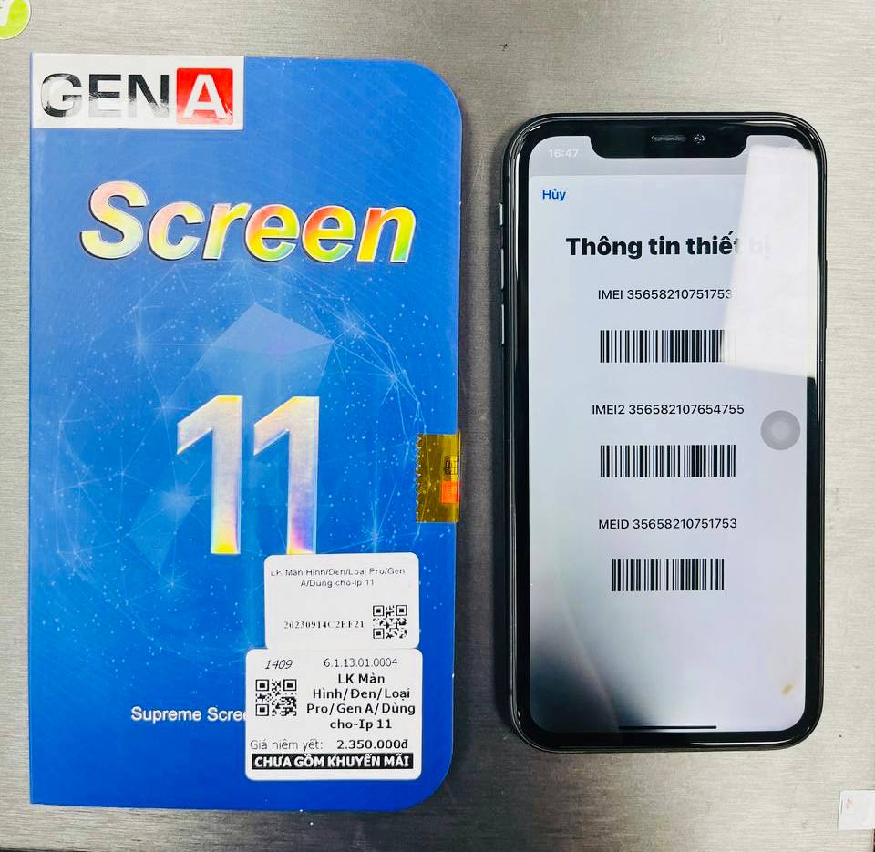 Hiển thị, cảm ứng của màn hình Gen A